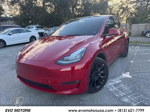 TESLA MODEL Y 2022 7SAYGDEE6NF386705 image